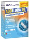Abo Pharma Flora 10 Probiotic cu prebiotic pentru o floră intestinală sănătoasă și imunitate, 15 capsule, Abo Pharma