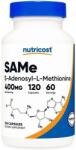 Nutricost SAMe, 400 mg, 120 capsule, Nutricost (67355 (430101) NC)