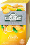 Ahmad Tea Lemon & Ginger Ceai de fructe, 20 de pliculețe, Ahmad Tea