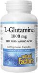 Natural Factors L-Glutamine, 1000 mg, 60 capsule, Natural Factors