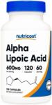 Nutricost Alpha Lipoic Acid, 600 mg, 120 capsule, Nutricost