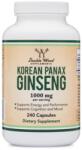 Double Wood Supplements Korean Panax Ginseng, 240 capsule, Double Wood
