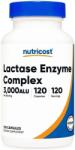 Nutricost Lactase Enzyme Complex, 120 capsule, Nutricost