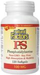 Natural Factors PS Phosphatidylserine, 100 mg, 120 capsule, Natural Factors