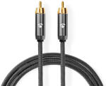 Nedis CATB24100GY50 audio kábel 5 M RCA Szürke (CATB24100GY50)