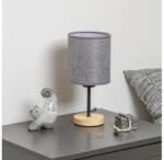 Brilagi - Asztali lámpa NUBILA WOOD 1xE27/25W/230V tölgy/szürke BG1567+BG1582 (BG1567O)