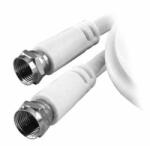 Vivanco VVSAT100MMW koax kábel 10 M F-típusú Fehér (VVSAT100MMW)