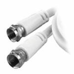 Vivanco VVSAT15MMW koax kábel 1, 5 M F-típusú Fehér (VVSAT15MMW)