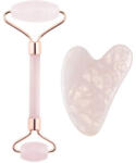 Palsar 7 Rose Quartz Jade Roller & Gua Sha Set Femei