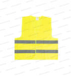 MNC 55897A Láthatósági mellény - citromsárga (55897A)