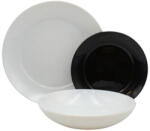 Luminarc APY étkészlet 18 db fekete-fehér (503351)