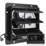 VivaTechnix Ventilator Ventilator evacuare pentru spatii comerciale, sere, depozite, Metal, 40 W, 1500 m³/h, diametru 305mm, 60 dB, Programator inteligent (BYCSPQSDJEC12J2DNV2) - pcone