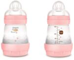 MAM anti-colic cumisüveg önsterilizáló funkcióval, 160 ml - Rózsaszín bálna