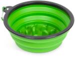 Yummie Bol de Hrănire Comprimabil cu Antiforaj - Verde - 1000 ml (60008GR)
