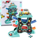 LEAN Toys Pistă de Mașinuțe cu 7 Mașini Colorate (24692)
