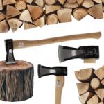 Garden Line Topor pentru despicat 3000 g, mâner de lemn de 90 cm (TAN4229)