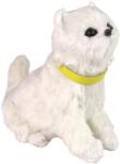 LEAN Toys Pisică de pluș interactivă cu blană moale și funcții de învățare (12689)