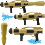LEAN Toys Pistolă de apă Bazooka de 73 cm, culoare bej, cu rezervor de 1100 ml (24365)