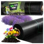 Real Agrowłóknina 90g 0, 8x50m UV-rezistentă Negru pentru Grădinărit de Iarnă (RC-K-885 - ZŁOŻONA NA PÓŁ)