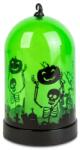 Family Lampă LED portabilă pentru Halloween - verde - 3 x AAA - 8 x 12, 5 cm (56570B)