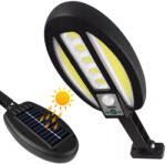 VERK GROUP Lampă solară LED pentru exterior cu senzor de mișcare și crepuscul, 95 LED-uri (12293)