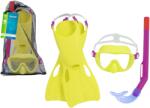 Bestway Set de scufundări pentru copii Bestway: mască, labe de înot și tub - galben (9537)