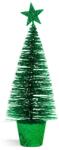 Family Collection Mini brad decorativ cu sclipici - 18 cm - 4 culori (58658)