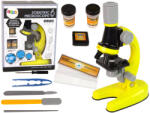 LEAN Toys Set Educațional pentru Copii Microscop Galben (15460)