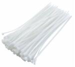Verk Group Coliere de cablu - 100 x 2, 5 mm - 100 buc - Alb (11348)