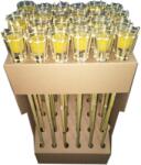 BackHomeLiving Torță din bambus cu lumânare decorativă de citronella - 1 m (INA2292)