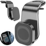 VERK GROUP Suport universal magnetic pentru telefon, montabil pe grilajul de ventilație al autovehiculului, negru (04121)