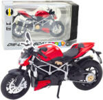LEAN Toys Motocicletă Sport Roșie din Metal la Scară 1: 12 cu Efecte de Sunet și Lumină (22608)