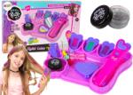 LEAN Toys Cretă de colorat părul pentru fetițe: cu îndreptător de păr și accesorii (19577)