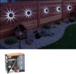 Garden Line Lampă de perete solară LED - 10 x 10 x 2, 5 cm, alb rece, LED în formă de stea (SOL3712)