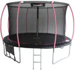 LEAN Toys Trambulină LEAN Sport Max de 14 picioare, negru-roz (8342)