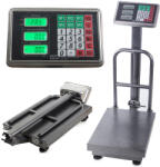VERK GROUP Cântar electronic cu platformă - Capacitate 100 kg, LCD și alimentare pe baterii (17109)