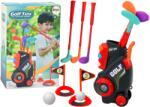 LEAN Toys Set de Mini Golf pentru Copii cu Cărucior pe Roți (19729)