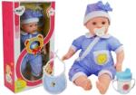 LEAN Toys Păpușa Babababa de 45 cm în Îmbrăcăminte Albastră (7085)