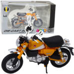 LEAN Toys Model de motocicletă retro galbenă la scară 1: 12 (22622)