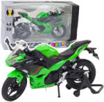 LEAN Toys Motoare Sport Verde din Metal la Scara 1: 12 cu Efecte de Lumina si Sunet (22619)