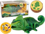 LEAN Toys Cameleon telecomandat verde, jucărie de 28 cm (14048)
