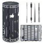 Real Set de șurubelnițe magnetice de precizie 128 în 1 (RC-K-1307) Set capete bit, chei tubulare