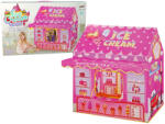 LEAN Toys Cort pentru copii cu tematică de înghețată, roz cu lumini și stele (10516) Bucatarie copii