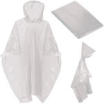 Verk Group Poncho impermeabil de mărime universală, alb (01698_B)