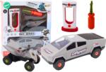 LEAN Toys Set modern de reparație auto și quad în culoare gri (18664)