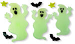 Family Decorație fosforescentă pentru fereastră de Halloween - fantomă - 29 x 16 cm (56543B)