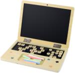 LEAN Toys Laptop de lemn cu placă pentru creion (15020)