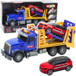 LEAN Toys Set Camion Platformă Transportor Auto cu Lumini și Sunete (21441)