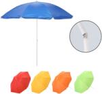 Garden Line Umbrelă de plajă pliabilă si colorată cu protecție UV - 155 cm (GAO8364)