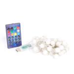 Phenom Șir de Lumini Inteligent RGBIC - 5 m - Bluetooth și Mod Muzical - Alimentare USB - IP65 (58382D)